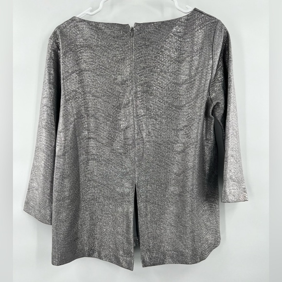 Club Monaco grey shimmer blazer L - Picture 4 of 9